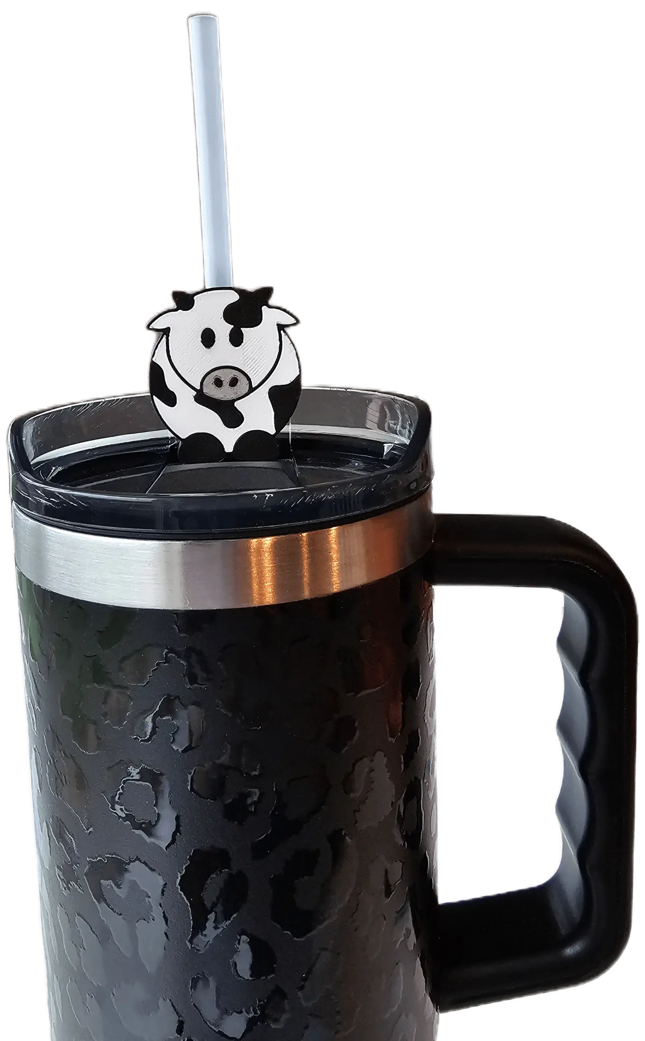 Cow Straw Topper