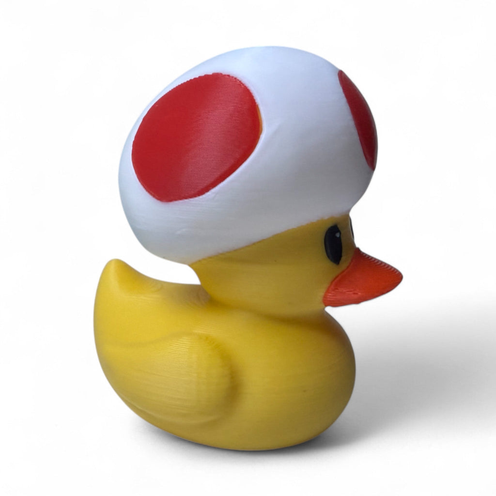 Mushroom Duck – Whimsical Red Cap Duck for Collectors & Off Road Lovers