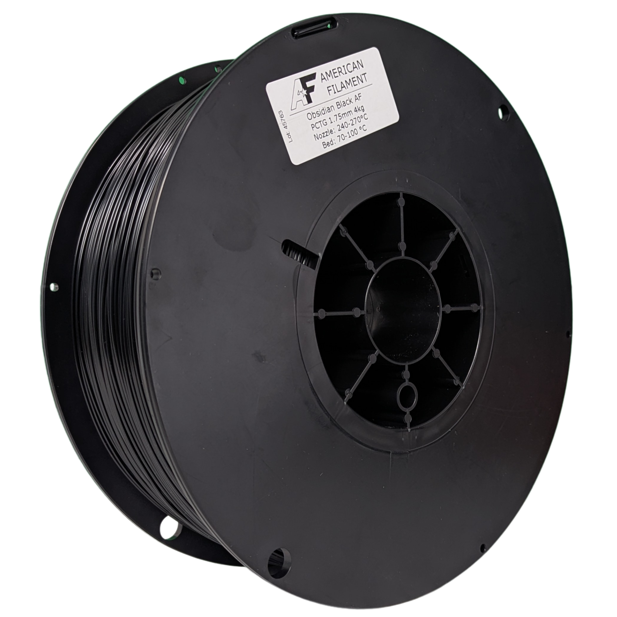 American Filament Obsidian Black PCTG Filament