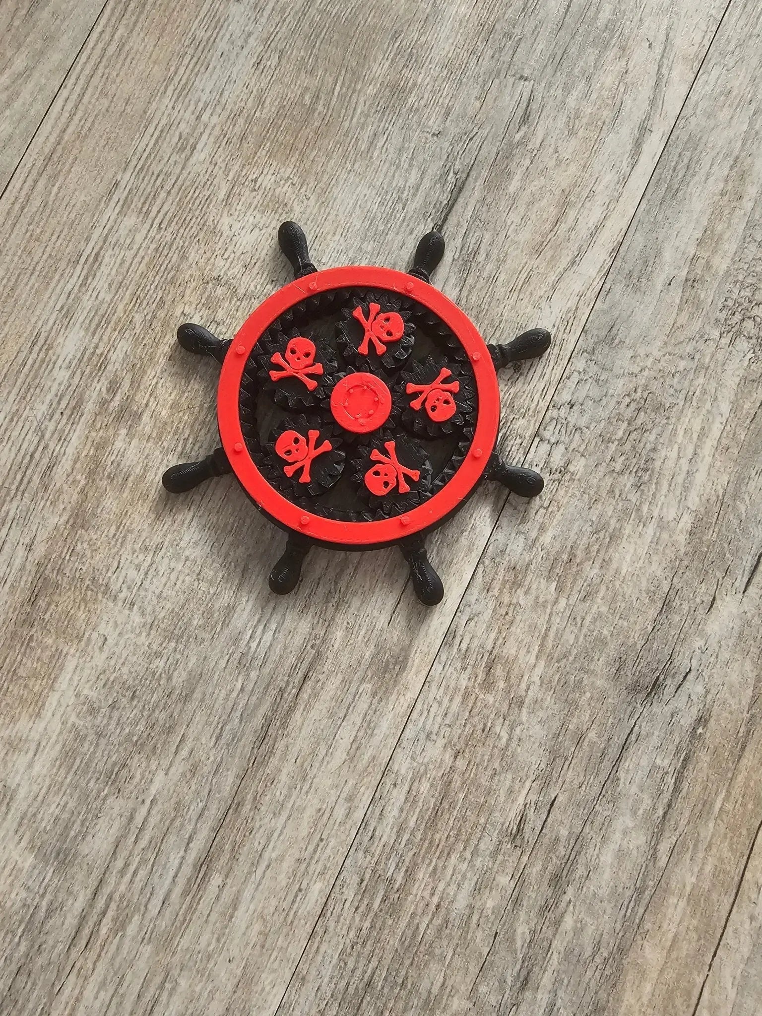 Pirate Ship Wheel Fidget Spinner