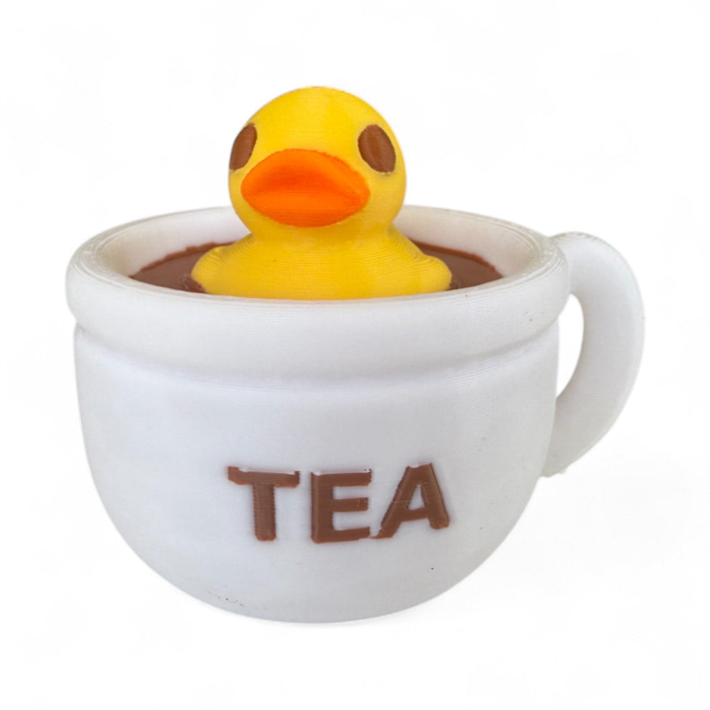 Tea Cup Duck – Floating Duck Collectible for Tea Lovers | Duck in a Cup