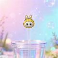 Yellow Monster Straw Topper