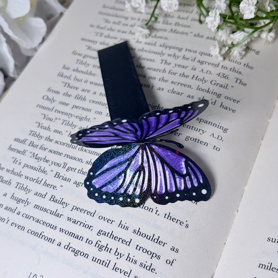 3D Printed Sparkle Butterfly Bookmark