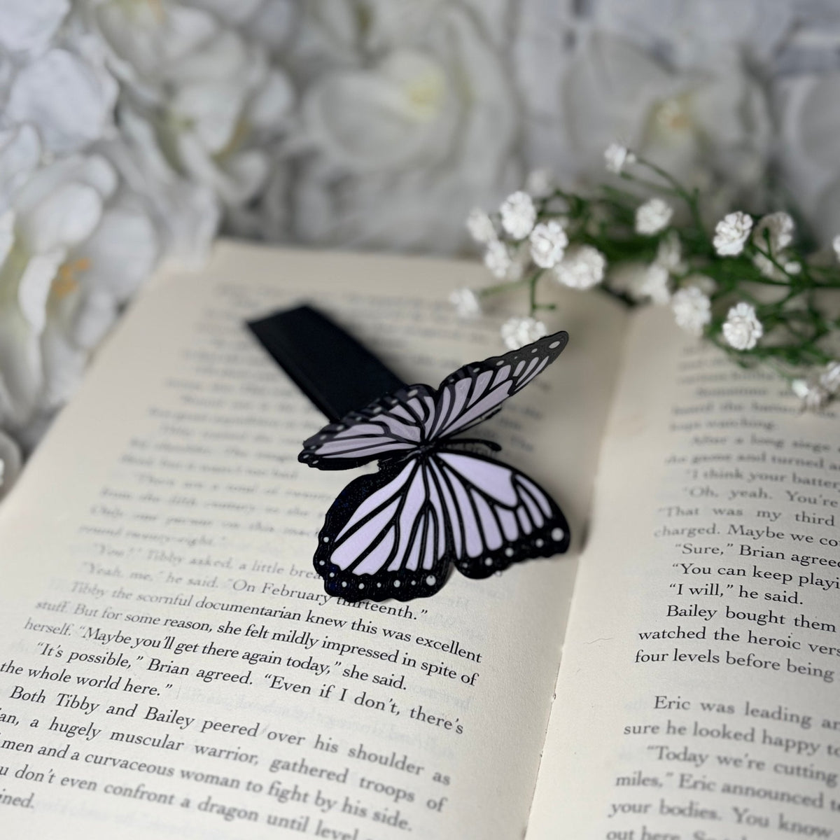 3D Printed Sparkle Butterfly Bookmark