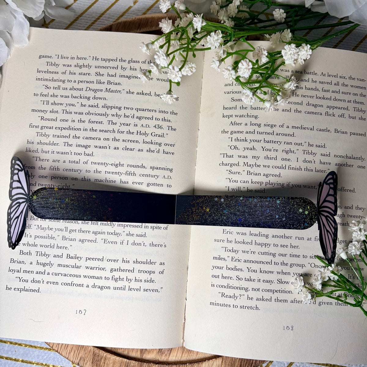 3D Printed Sparkle Butterfly Bookmark