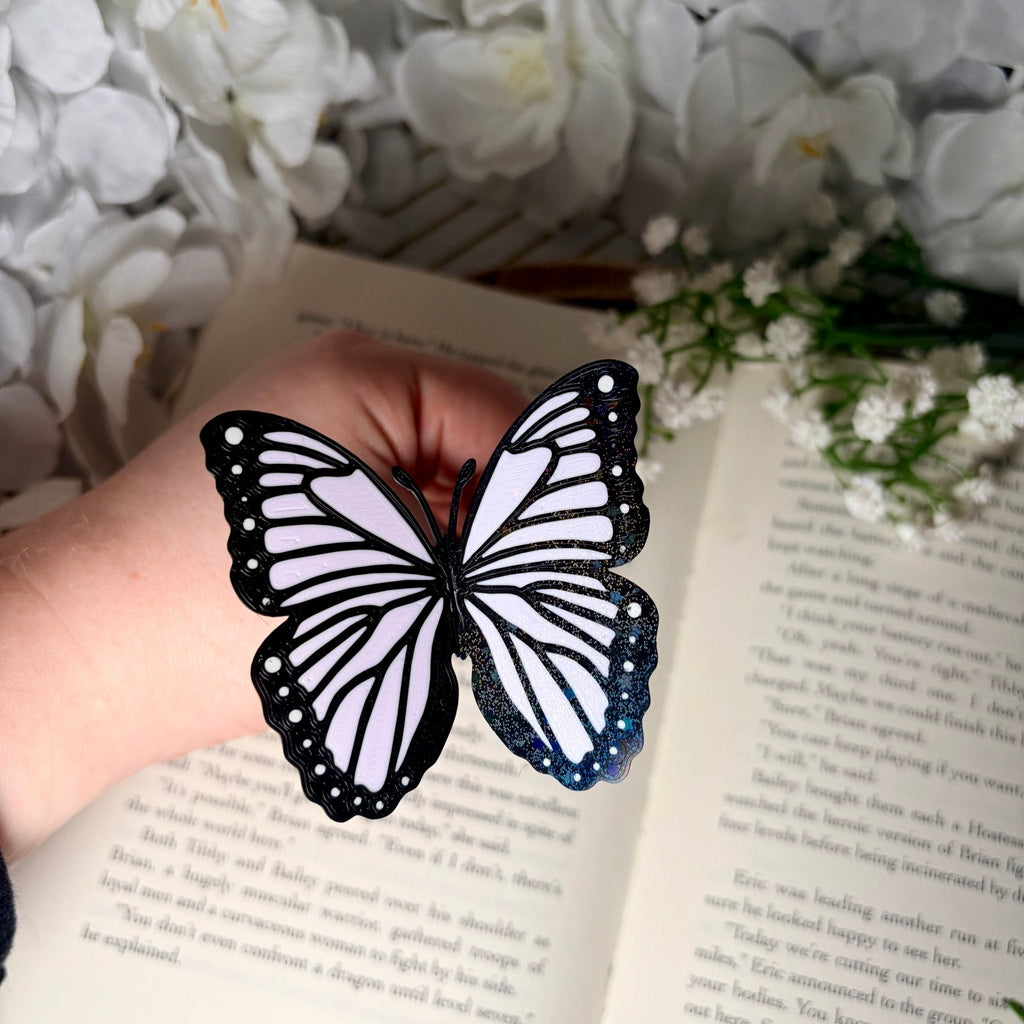 3D Printed Sparkle Butterfly Bookmark