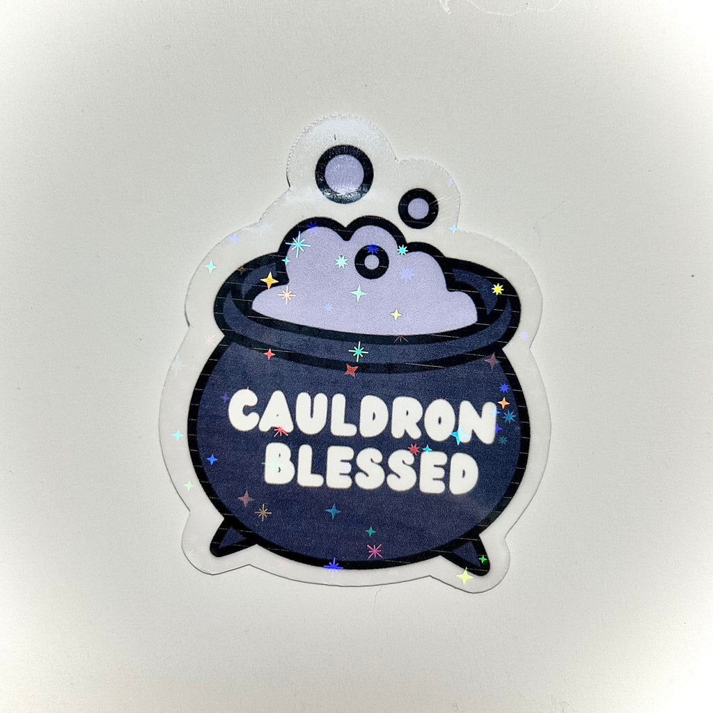 Cauldron Blessed Sticker
