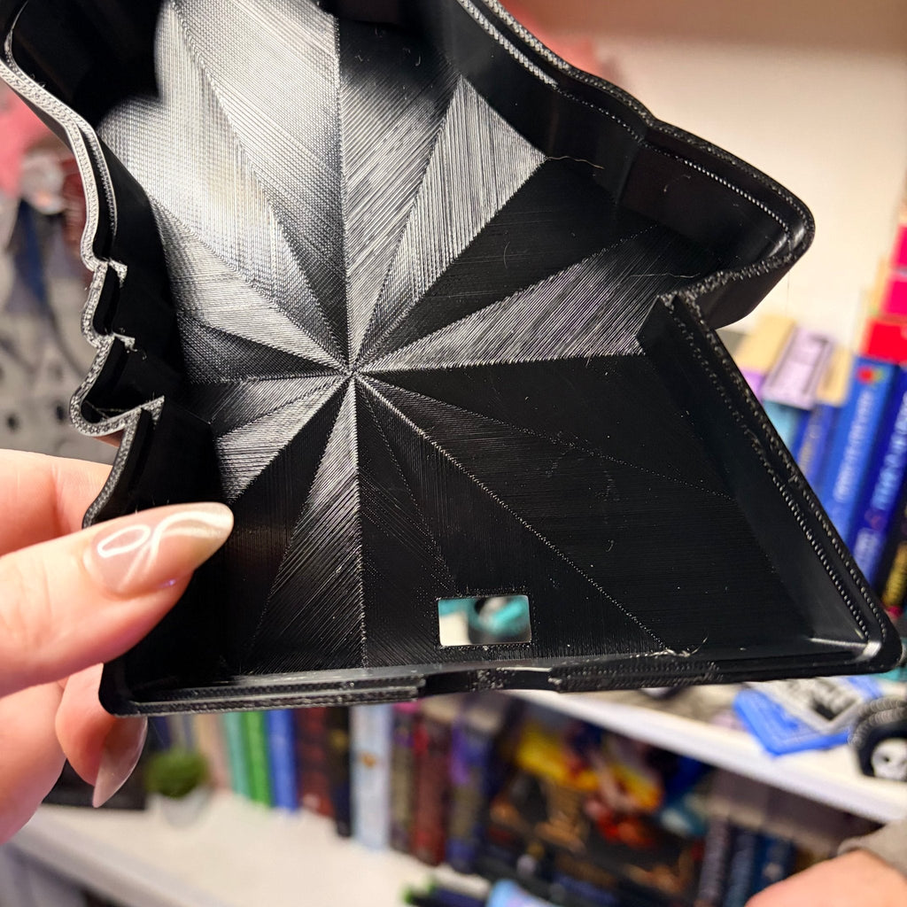 Celestial Wolf 3D Printed Light-Up Book Nook