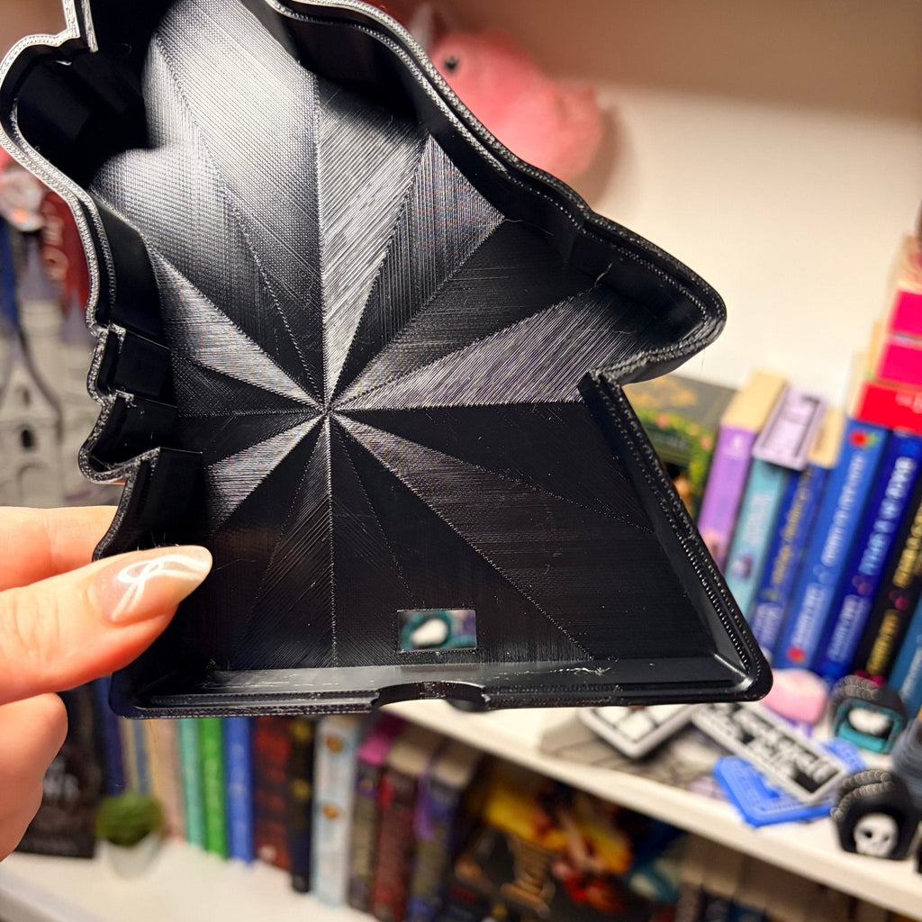 Celestial Wolf 3D Printed Light-Up Book Nook