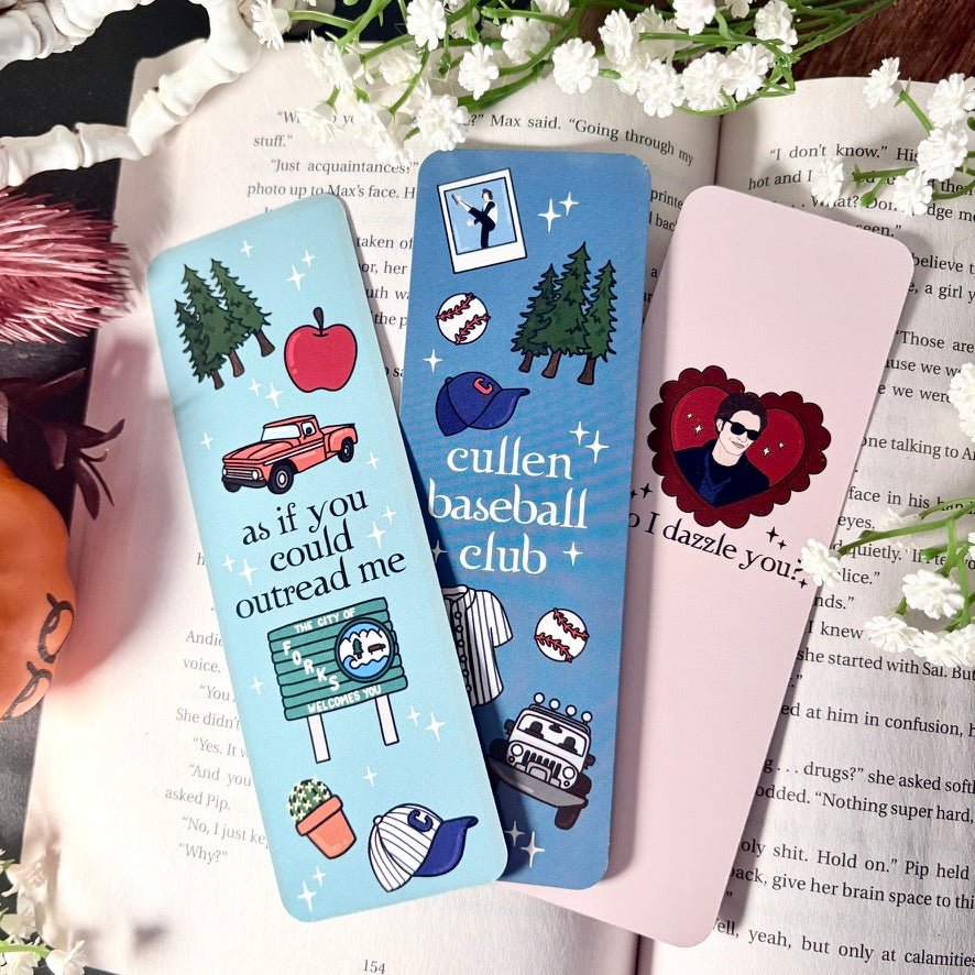 Cullen Baseball Club Dual-Sided Cardstock Bookmark