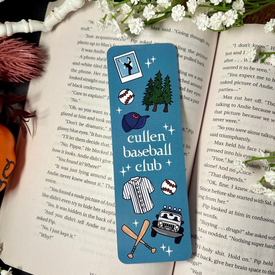 Cullen Baseball Club Dual-Sided Cardstock Bookmark