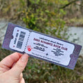 Dark Romance Book Club TICKET Laminated Cardstock Bookmark