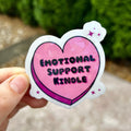 Emotional Support Kindle Sticker