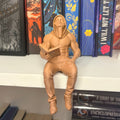 Horror Reader Bookshelf Figure