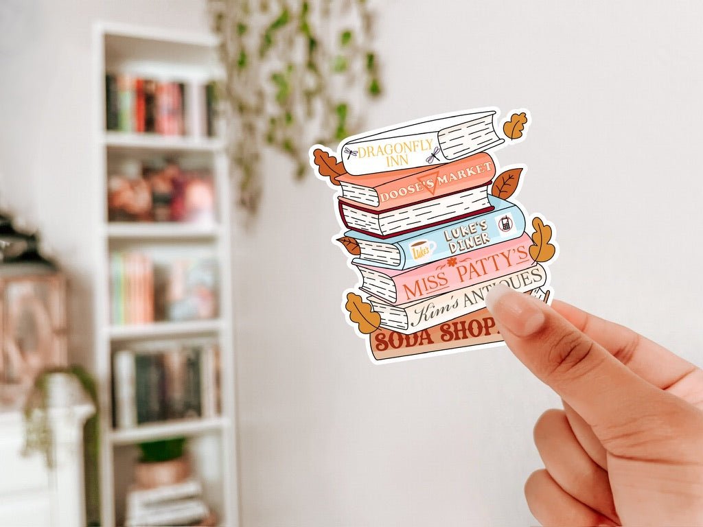 TV Show Autumn Books Sticker