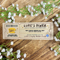 Diner Book Club Ticket Bookmark
