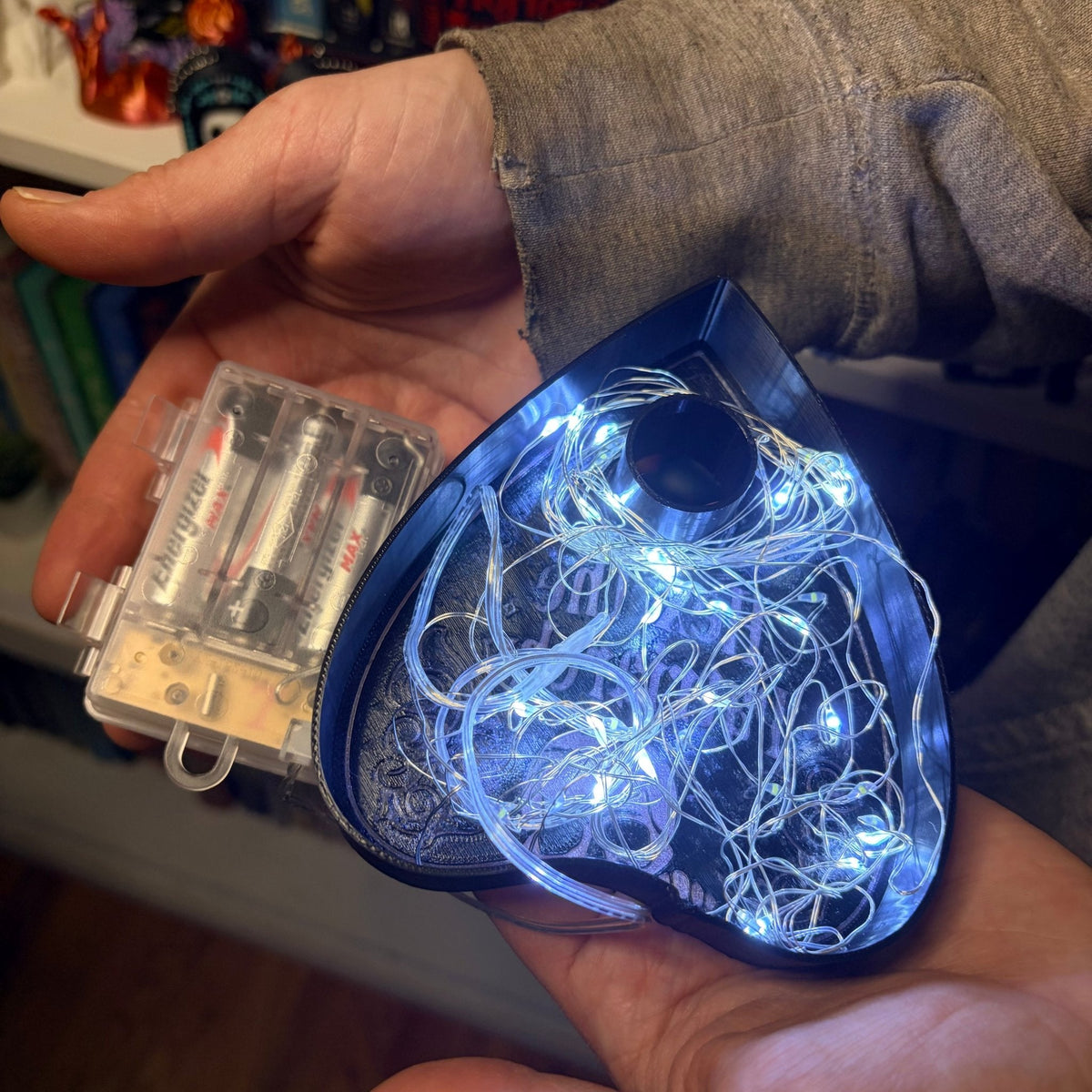 Hex the Patriarchy 3D Printed Book Nook Light Box