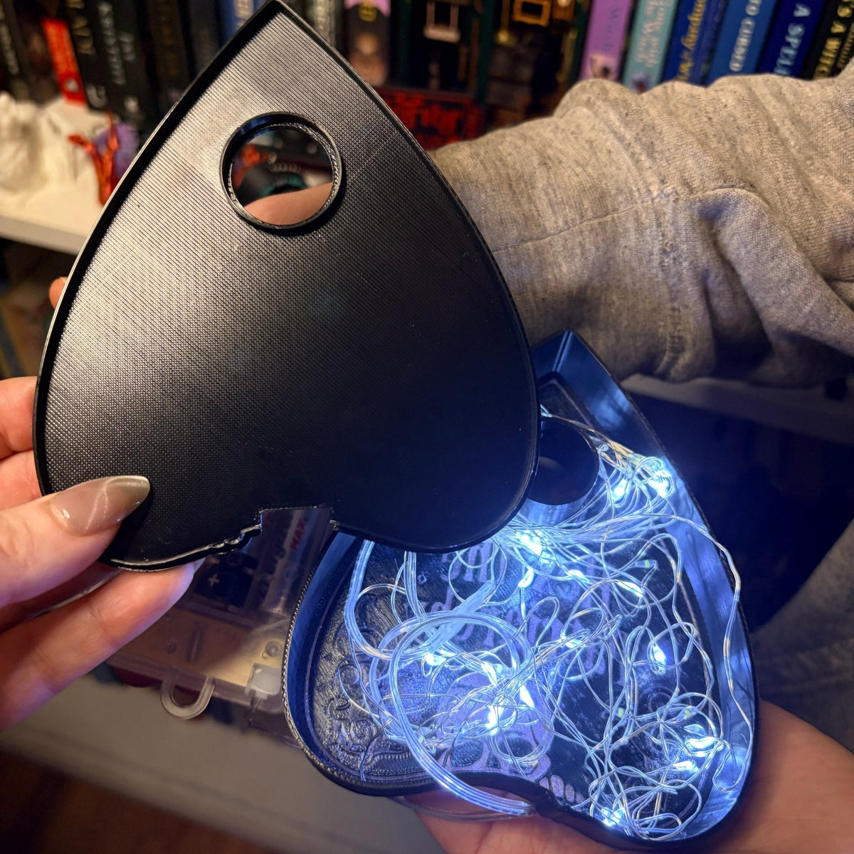 Hex the Patriarchy 3D Printed Book Nook Light Box