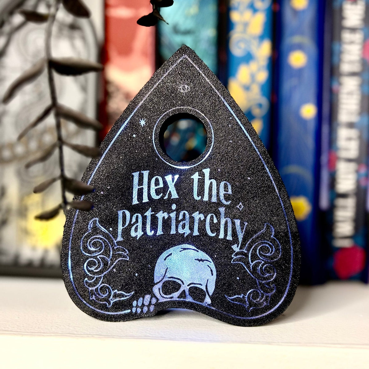 Hex the Patriarchy 3D Printed Book Nook Light Box