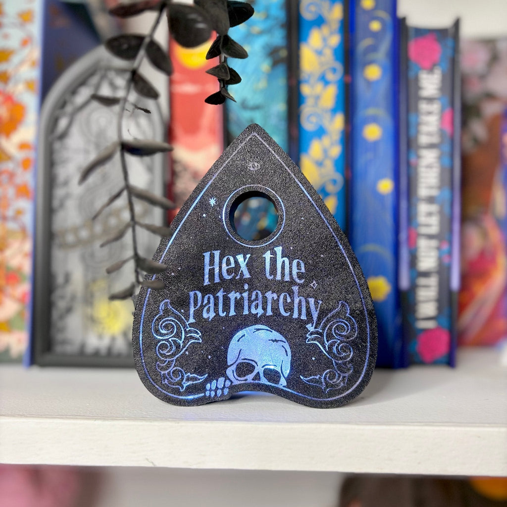 Hex the Patriarchy 3D Printed Book Nook Light Box