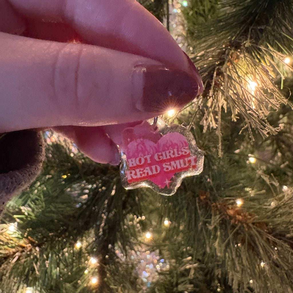 Hot Girls Read Smut Glitter USB-C Kindle Charm