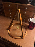 Large Pendulum Tripod Stand – 3D‑Printed Divination Tool | Gothic Altar Decor, Spiritual Focus & Manifestation