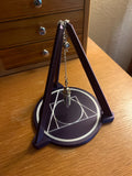3D Printed Tripod Stand with Pendulum: Multicolor PLA Plastic