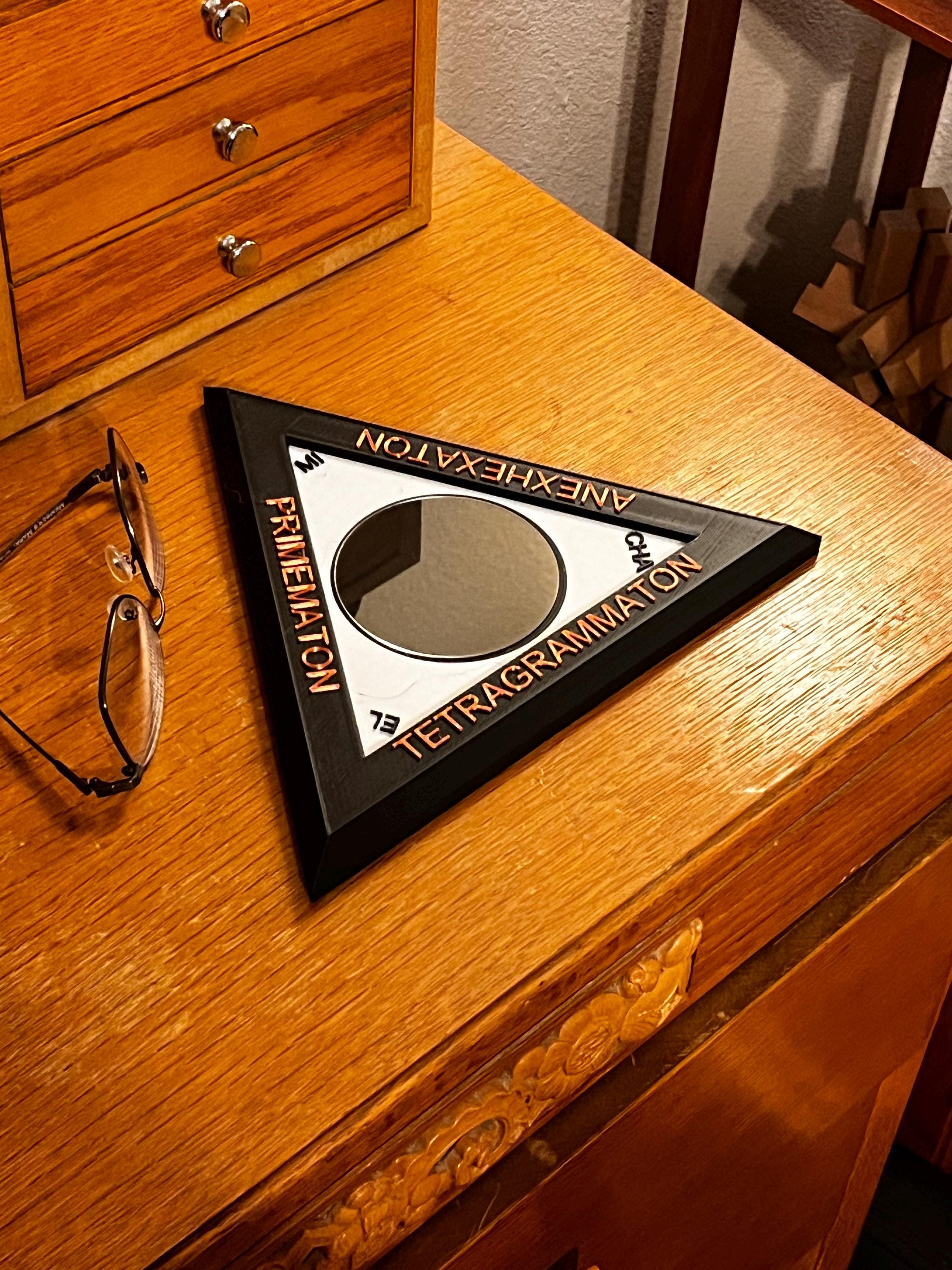 Triangle of the Art (3D Printed PLA Plastic)