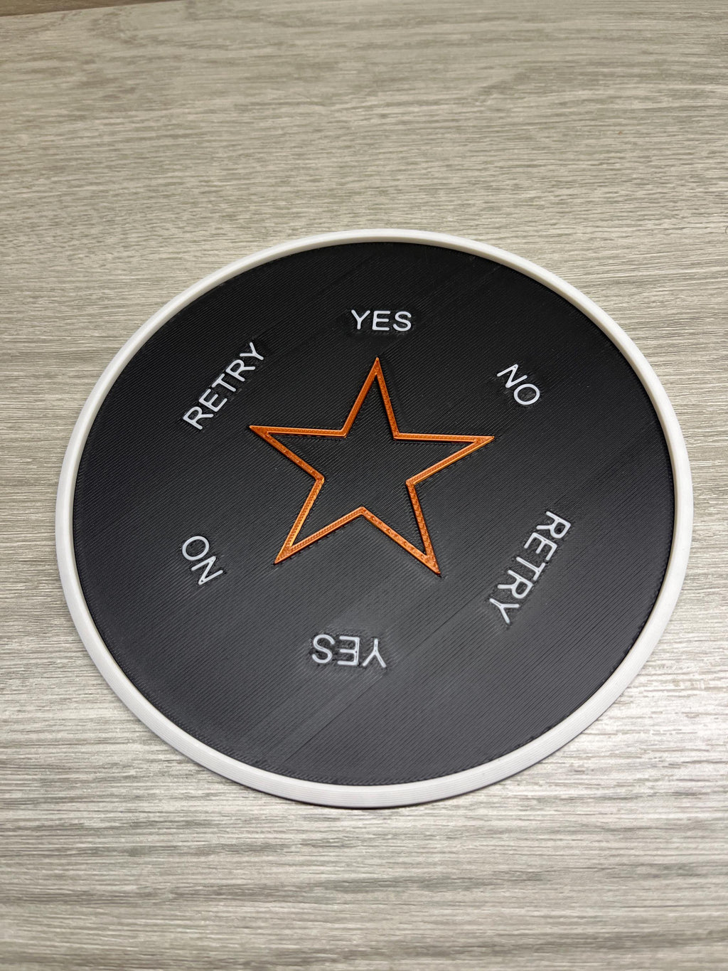 Pendulum Board (3D Printed PLA Plastic)
