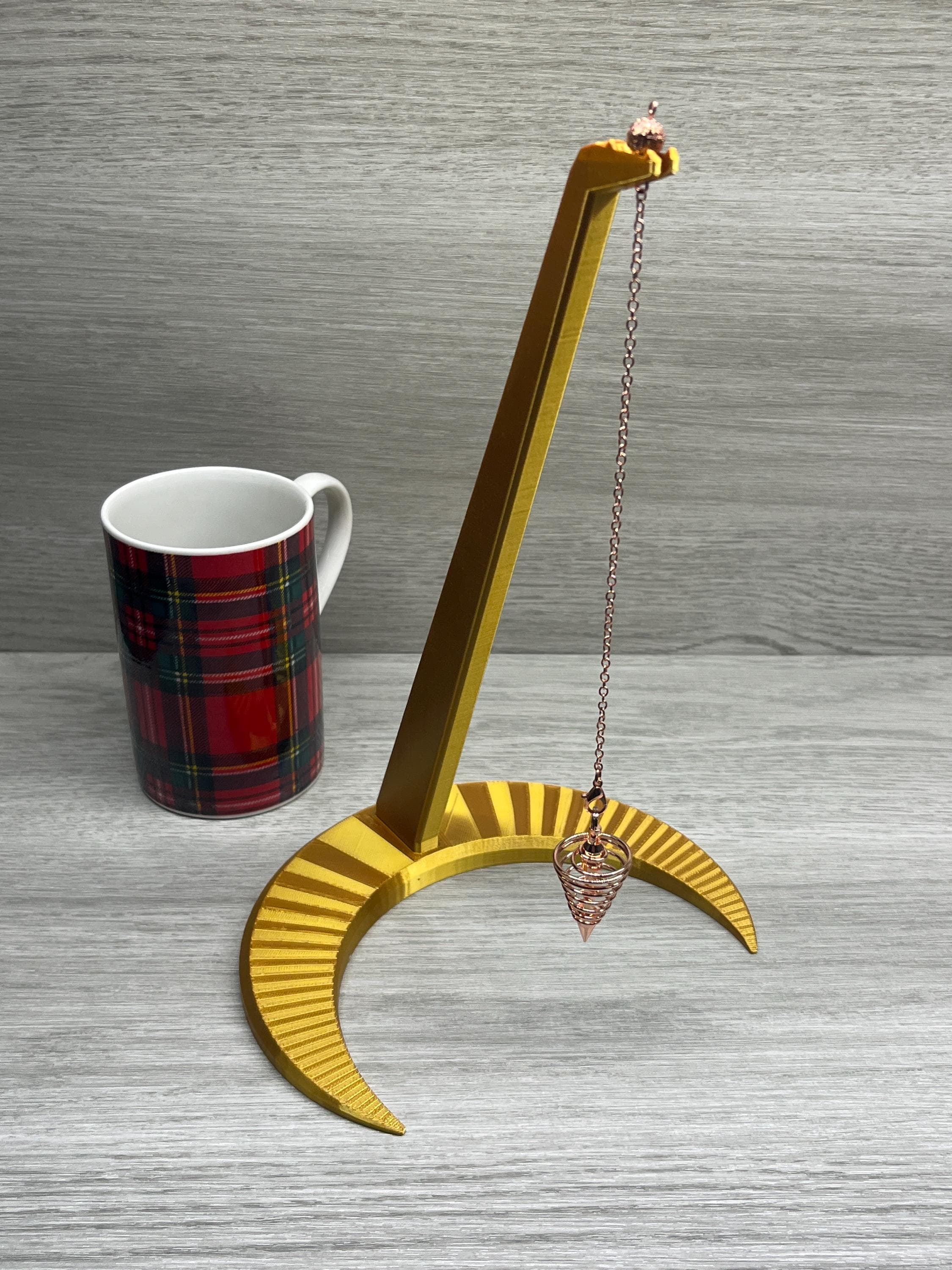 Large Moon Stand (3D Printed PLA Plastic)
