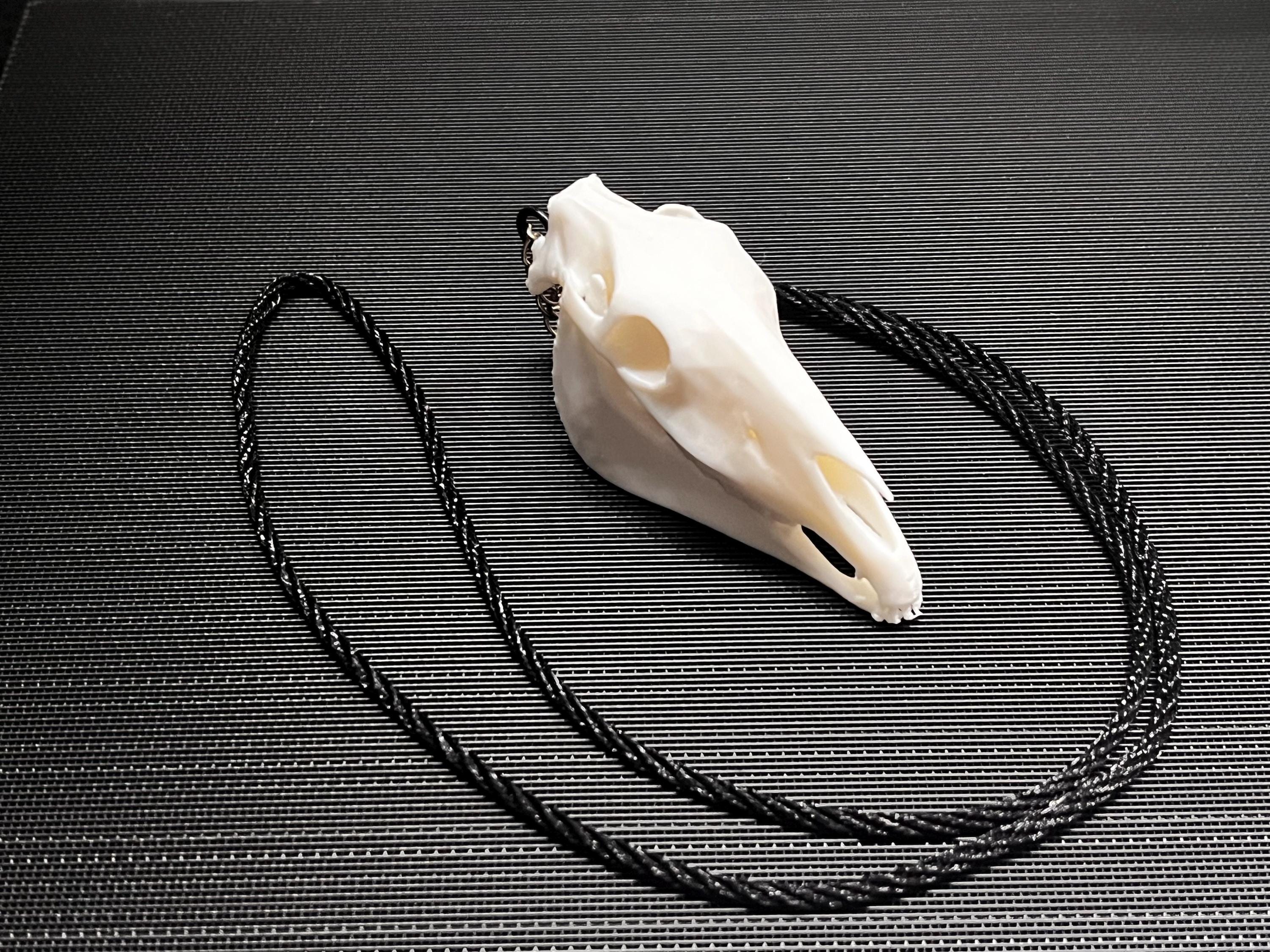 Horse Skull Pendant (3D Printed PLA Plastic)
