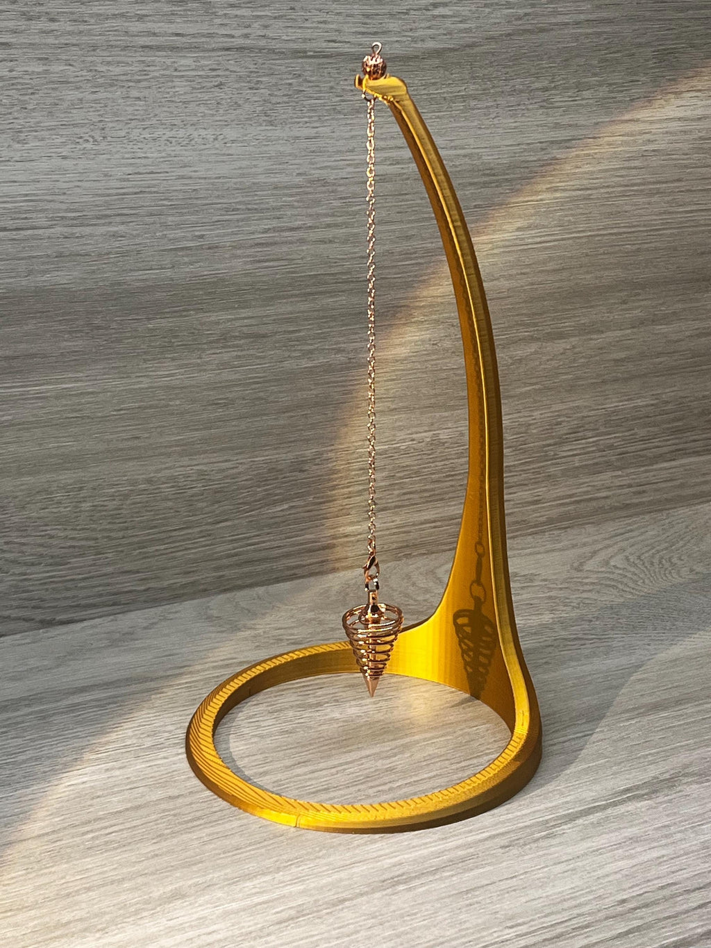 Open Contemporary Pendulum Stand (3D Printed PLA Plastic)