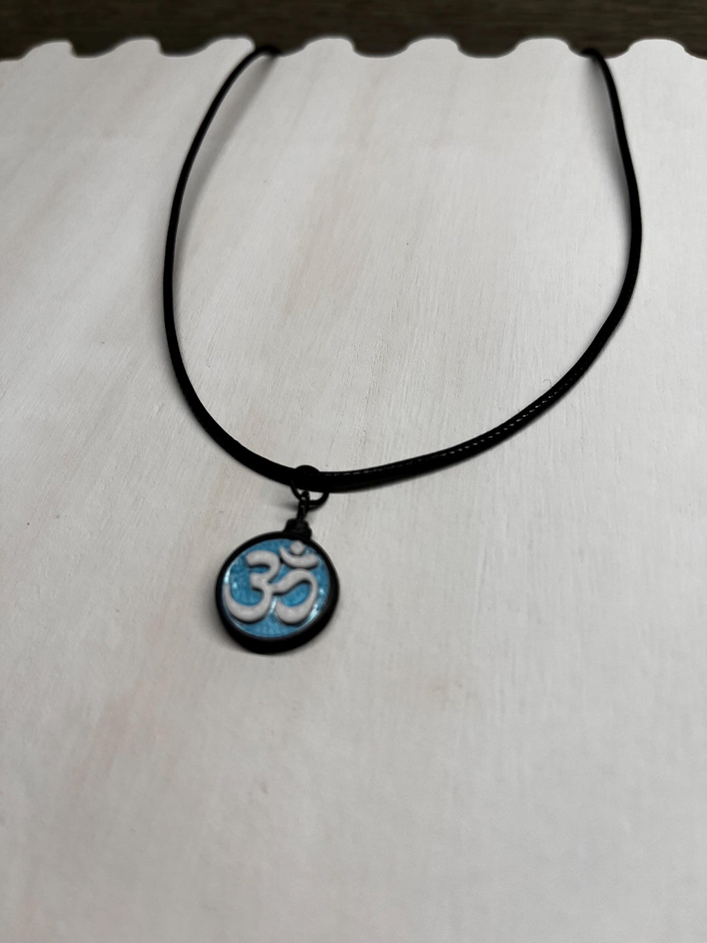 Aum Pendant (3D Printed PLA Plastic)