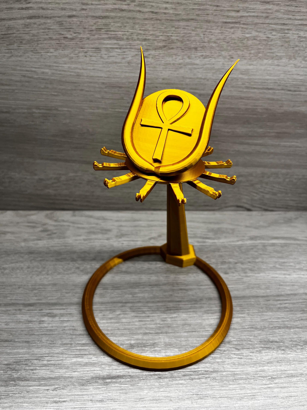 ISIS Ankh Multi-Pendulum Stand (9 inches) (3D Printed PLA Plastic)