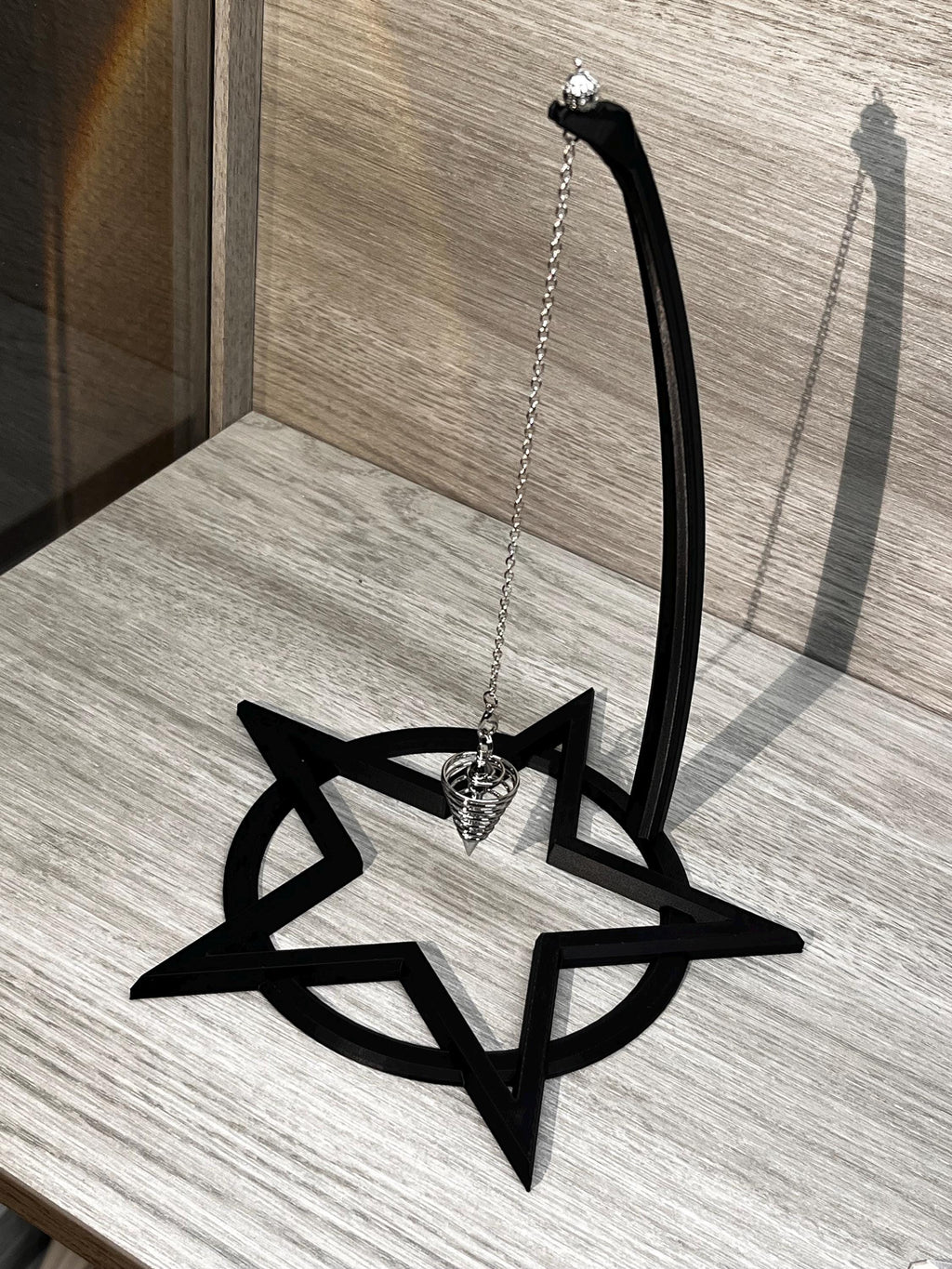 Pentacle Pendulum Stand (3D Printed PLA Plastic)