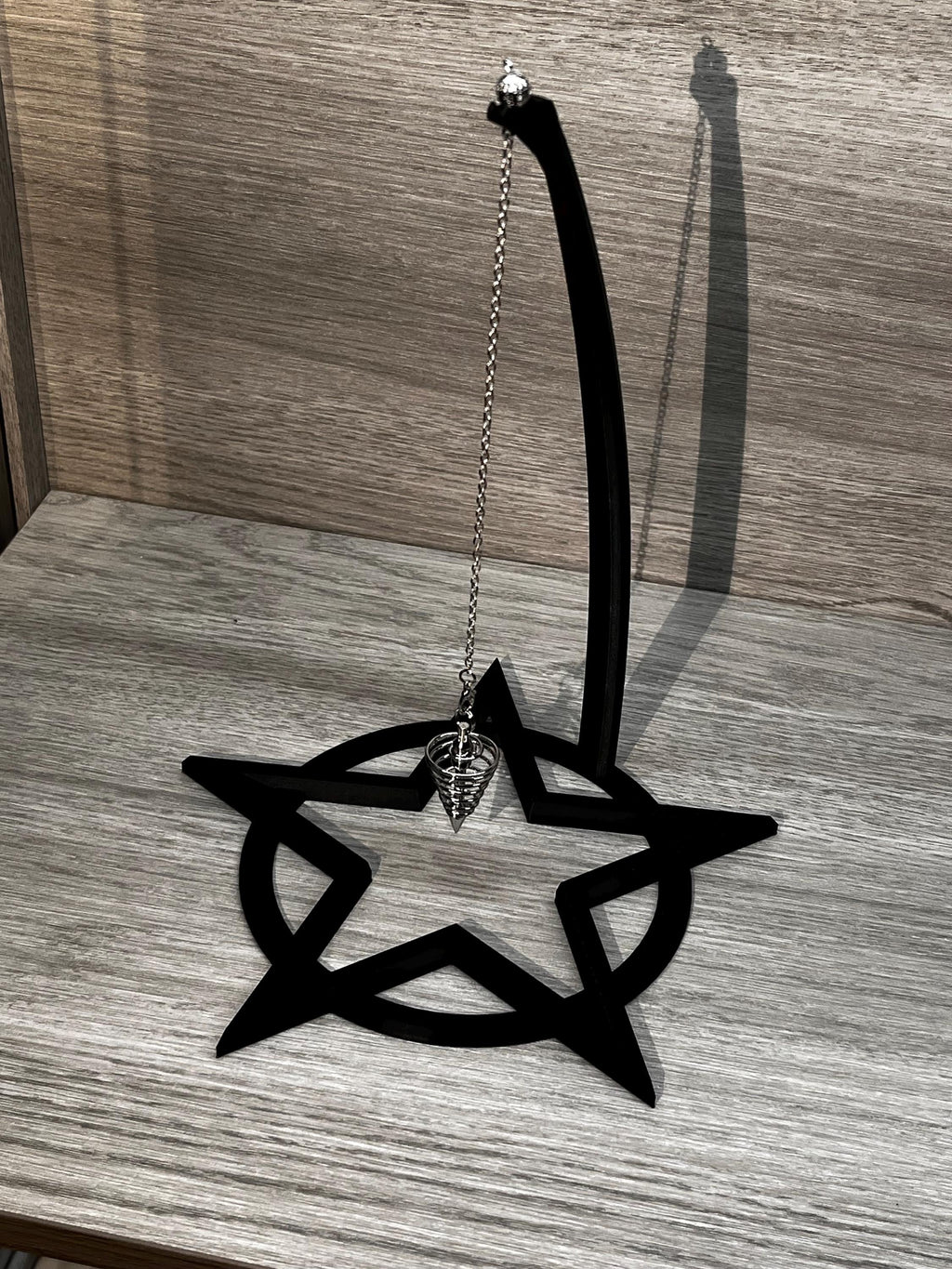 Pentacle Pendulum Stand (3D Printed PLA Plastic)