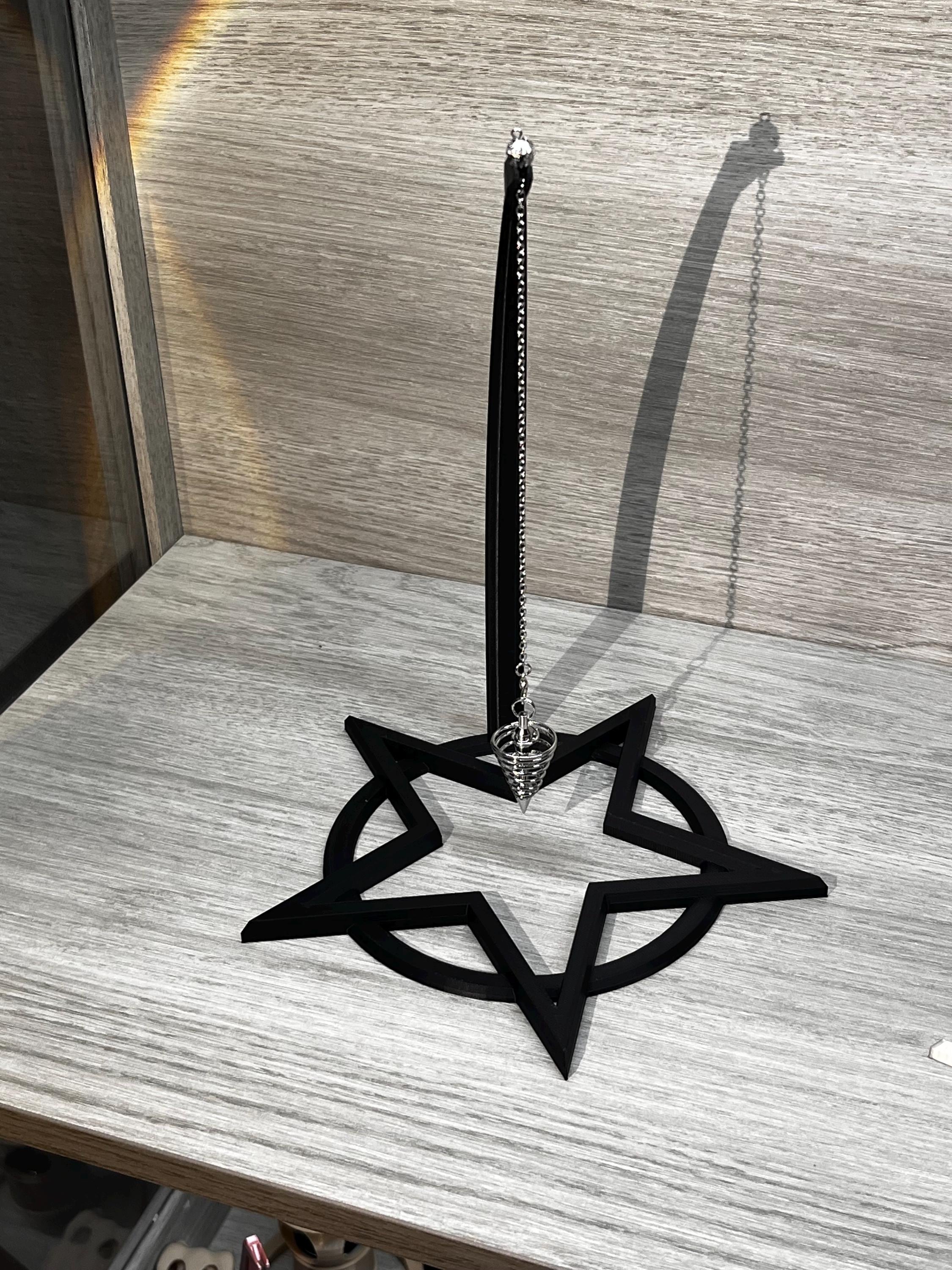 Pentacle Pendulum Stand (3D Printed PLA Plastic)
