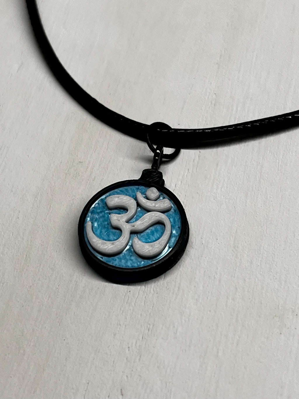 Aum Pendant (3D Printed PLA Plastic)