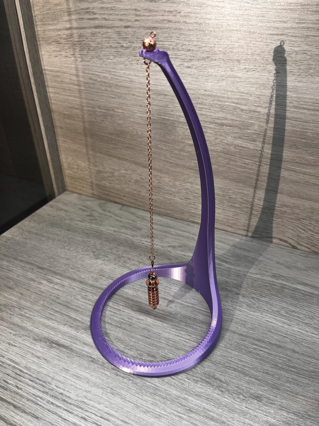 Open Contemporary Pendulum Stand (3D Printed PLA Plastic)