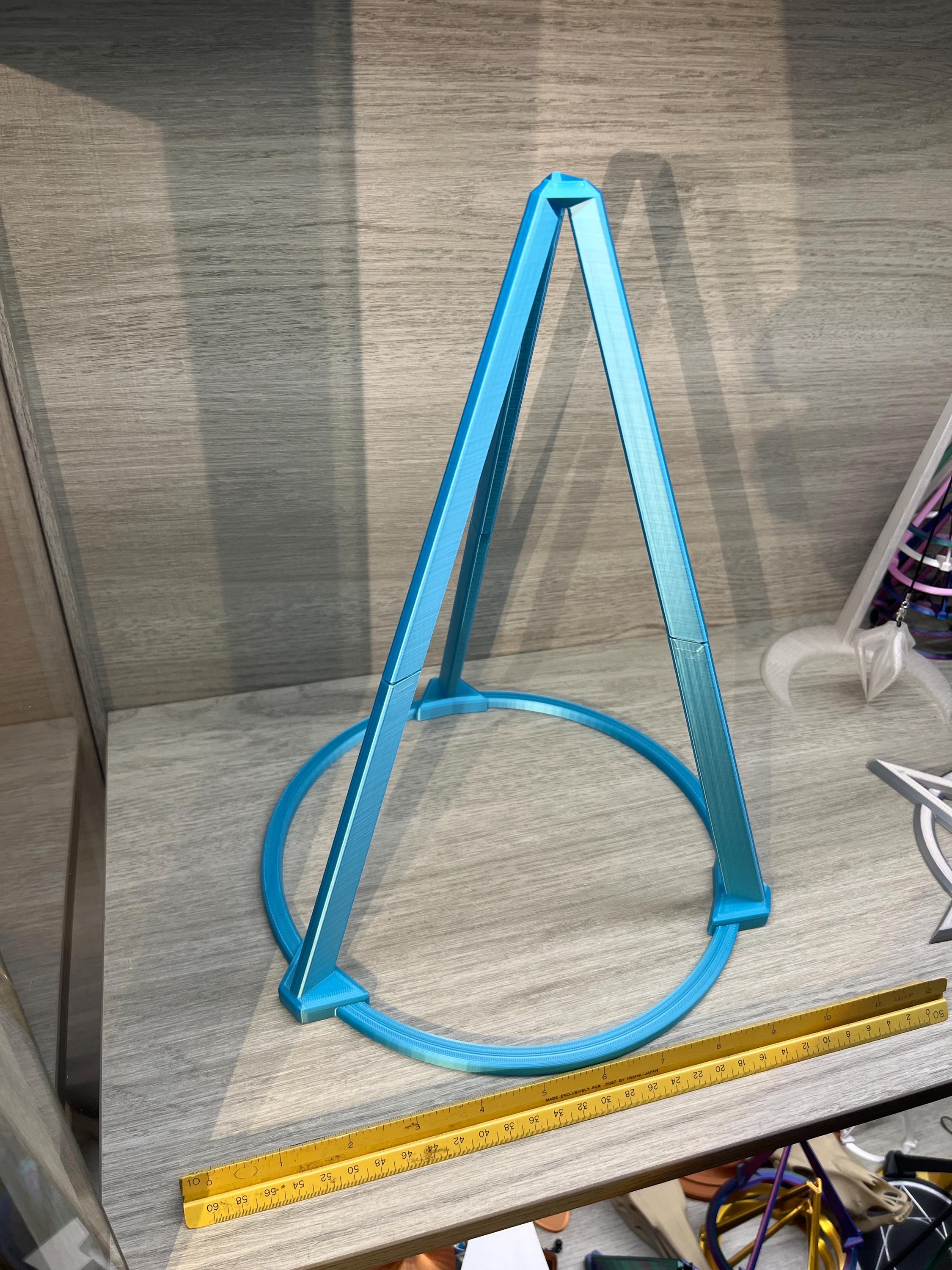 Extra Large Open Tripod Stand Only (3D Printed PLA Plastic)