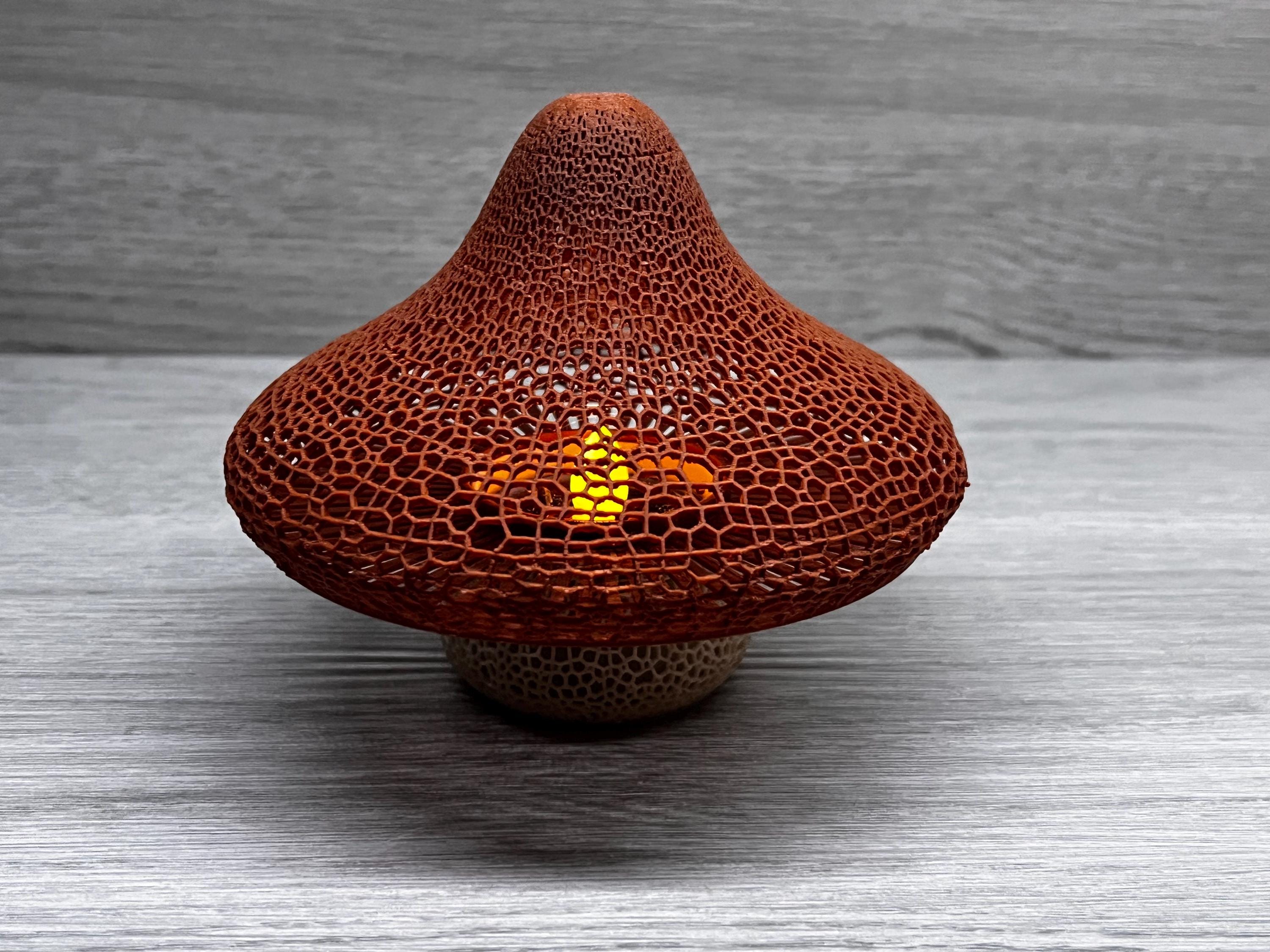 Mushroom Lattice Solar Tea Light