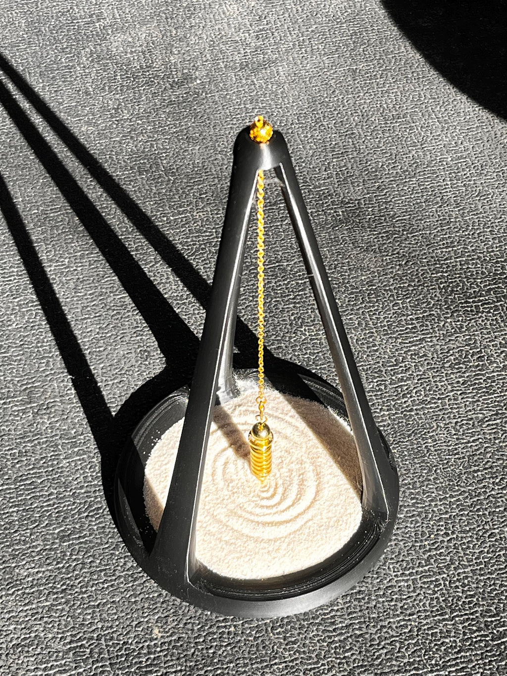 Ariel 3D Printed Pendulum Sand Stand Only: Divination Tool, Gothic Altar Decor