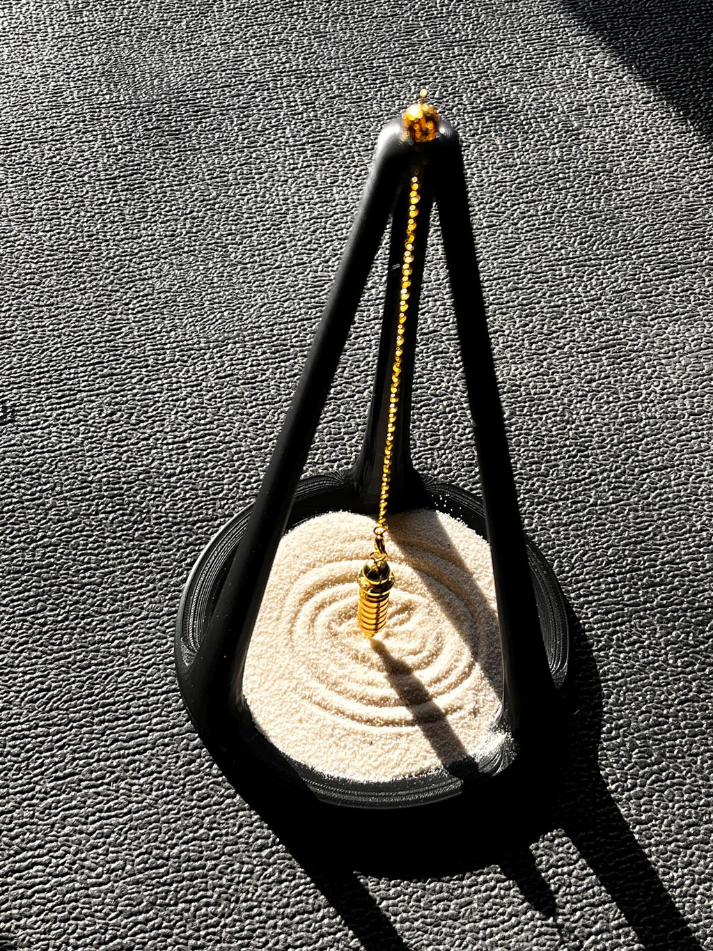 Ariel 3D Printed Pendulum Sand Stand Only: Divination Tool, Gothic Altar Decor