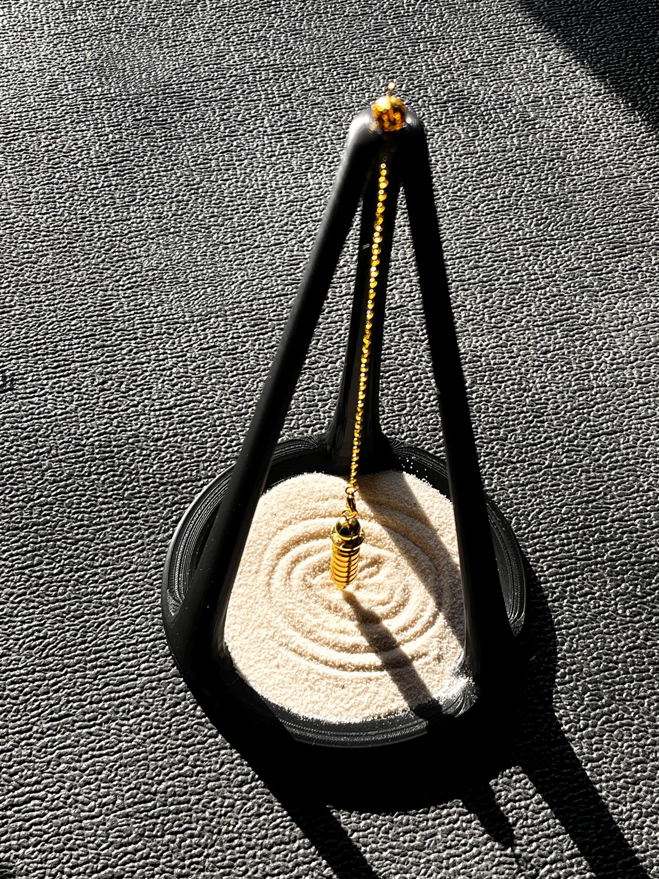 Ariel 3D Printed Pendulum Sand Stand Only: Divination Tool, Gothic Altar Decor