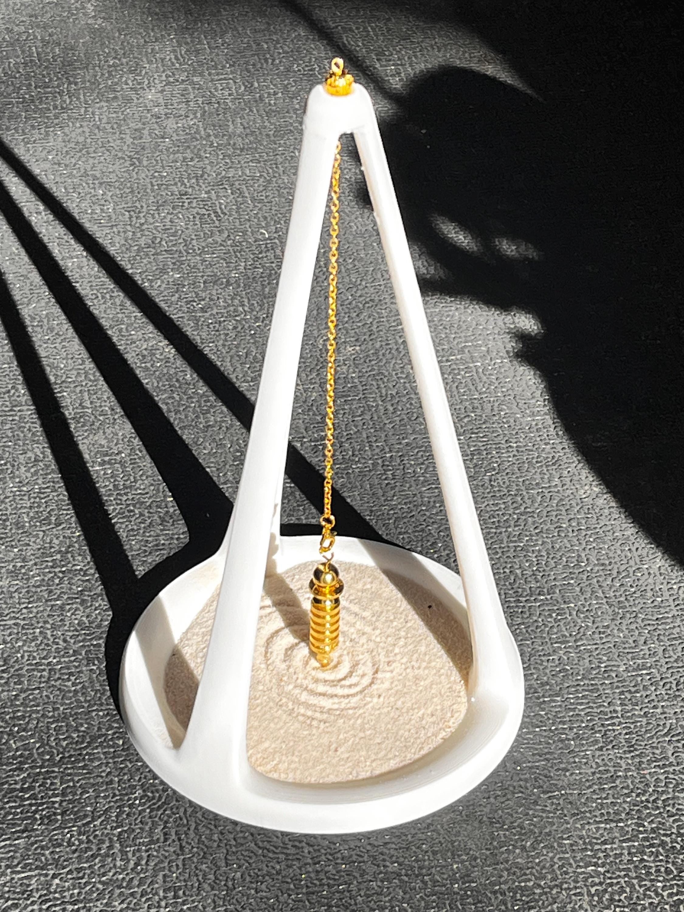 Ariel 3D Printed Pendulum Sand Stand Only: Divination Tool, Gothic Altar Decor