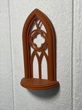 Gothic Arch Wall Art Display Stand- 3D Printed Goth Relief Decor