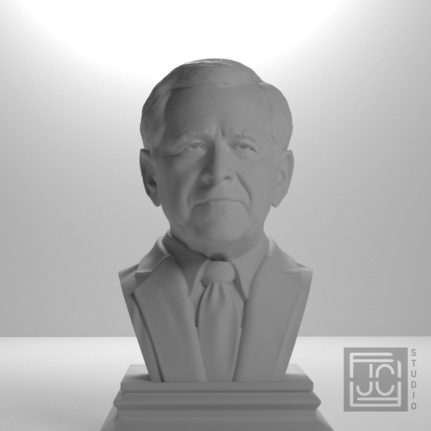George W. Bush 3D Printed Collectible Bust