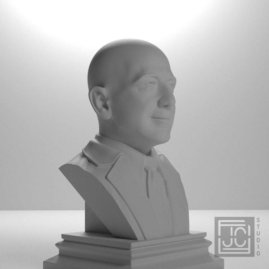 Jeff Bezos 3D Printed Collectible Bust