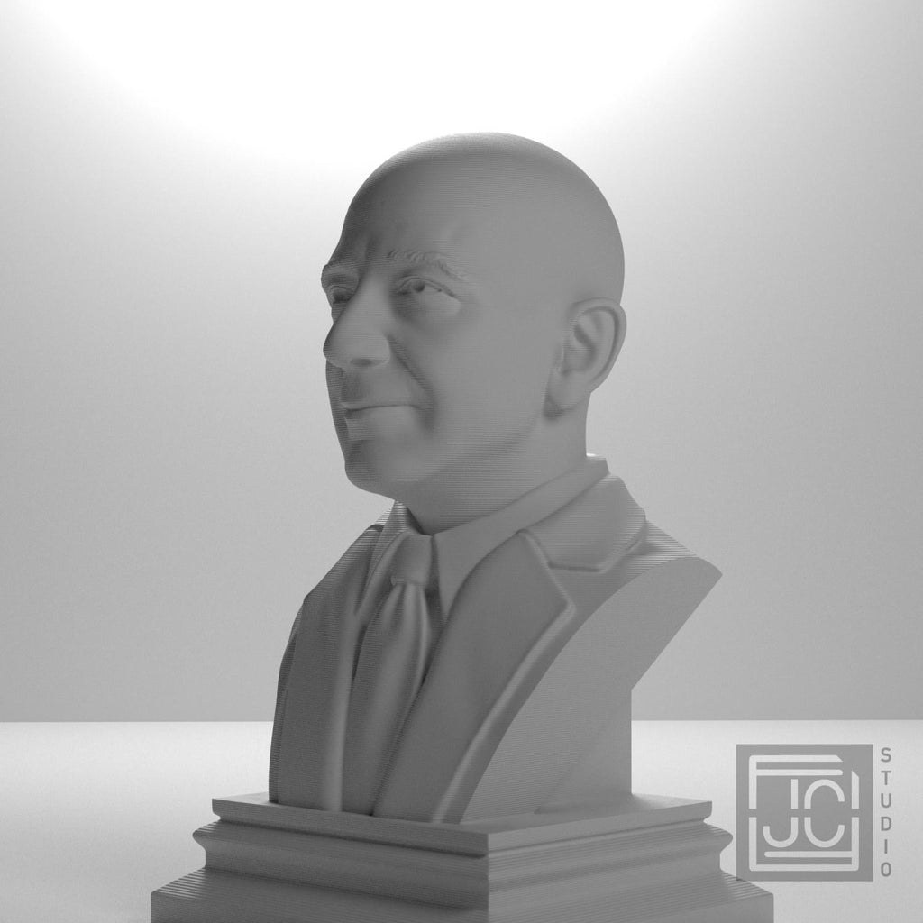 Jeff Bezos 3D Printed Collectible Bust