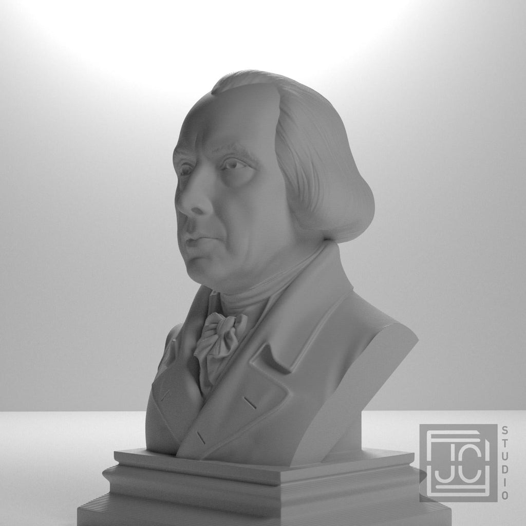 James Madison 3D Printed Collectible Bust